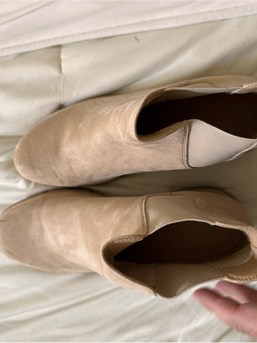 kenzie Tan Slip-On Ankle Booties